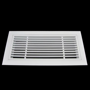 Rejilla de Ventilación Cuadrada de Aluminio Blanco de Una Sola Capa, Rejilla de Ventilación Lineal para Piso o Pared, Rejilla de Ventilación Personalizada - Product Image 2
