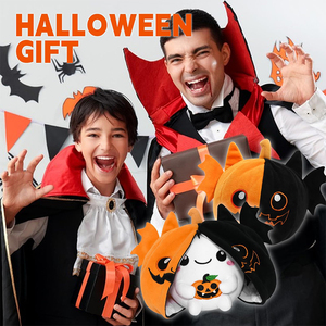 U737 mainan mewah kelelawar Flip kustom hadiah ulang tahun labu berubah untuk anak laki-laki anak perempuan anak-anak Halloween mainan reversibel mewah - Product Image 4