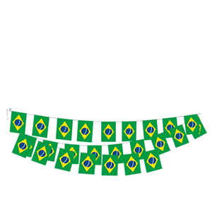 Hannuo 2026 Popolare Set di Bandiere Brasiliane per Tifosi di Calcio, Portachiavi, Occhiali da Sole, Cappello da Festa, Bandierina per Promozione - Product Image 3