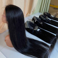 Perruque vietnamienne naturelle en cheveux humains, ondulée, avec dentelle frontale, vente en gros de perruques en cheveux humains, perruques frontales en dentelle HD sans colle pour femmes noires