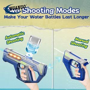 ปืนฉีดน้ำไฟฟ้าของเล่นปืนฉีดน้ำอัตโนมัติแบบ2อิน1สำหรับเด็กและผู้ใหญ่ - Product Image 6