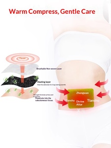 足と腰の温め、睡眠補助、発熱緩和のための温灸シール、綿麻パッチ - Product Image 4