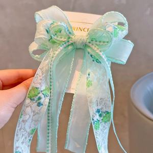 Nouveauté, style frais, accessoires pour cheveux en tissu pour filles, nœuds pour cheveux pour enfants, pinces à cheveux pour bébés, barrettes, ruban - Product Image 3