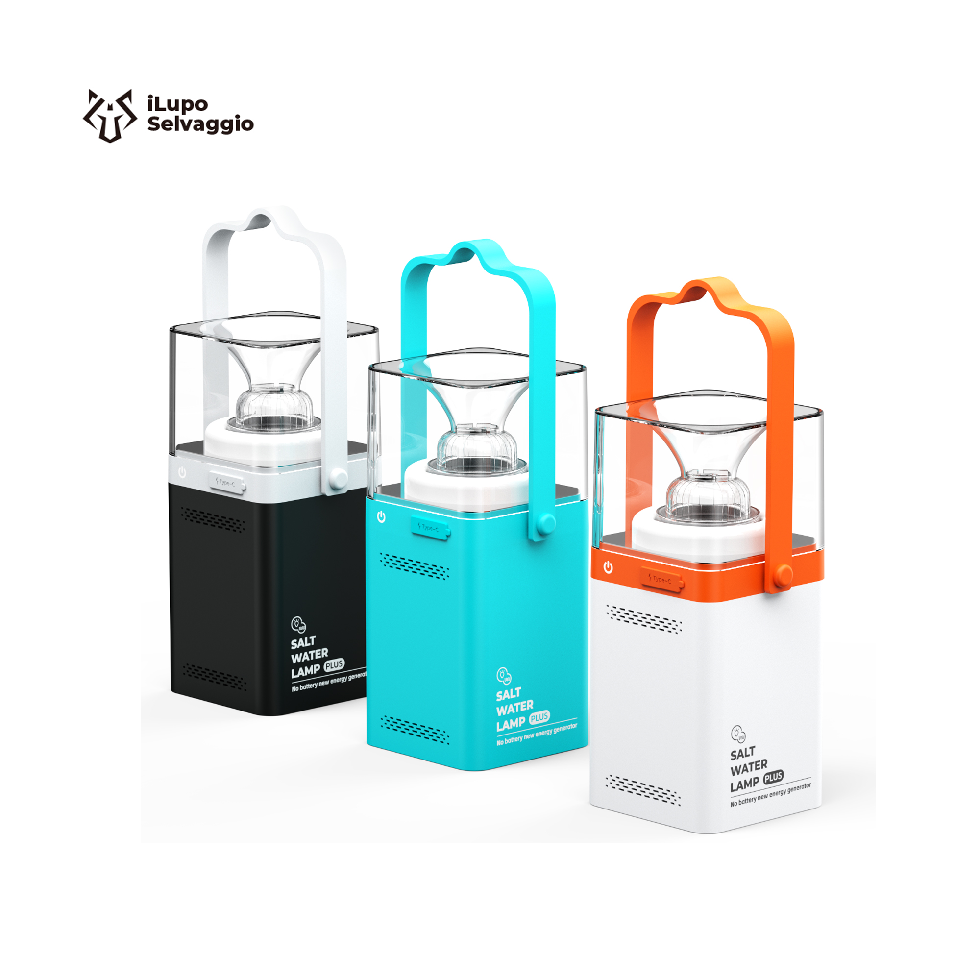 High Quality Emergency Camp Lanterns Salt Water Led Lamp Salt Water Lantern Flashlight Suitable for Power Outages Hiking