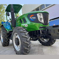 Traktor Merek Cina Harga Terbaik 4WD Traktor Berjalan Besar 130HP Motor Produktivitas Tinggi Penggerak Gigi Traktor Pertanian untuk Pertanian
