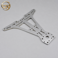 Pièce de cadre de drone en aluminium découpée au laser de précision, composant UAV découpé au laser CNC