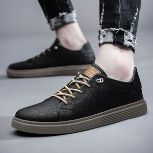 Zapatillas Planas de Talla Grande Nuevas de Primavera |   Zapatos casuales de cuero genuino para hombre a la moda |   Dropshipping - Product Image 3