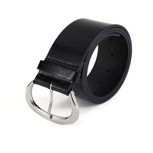 Cinturón de Cuero PU de Alta Calidad con Hebilla de Aleación Negra, Múltiples Tallas para Mujer, Informal, a la Moda, para Vestidos, Camisas y Pantalones - Product Image 1