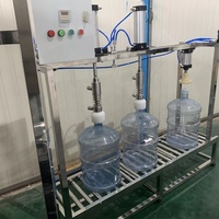 Machine de remplissage de bouteilles d'eau en plastique, fonctionnement manuel, Semi-automatique, 5 gallons