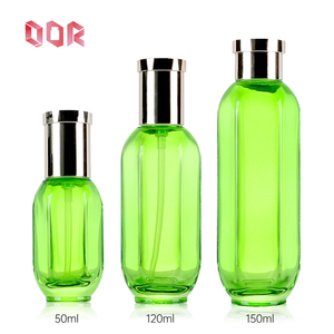 Luxury Skincare Glass Packaging Set Customized Cosmetics Container Empty 5-Piece Glass Skincare Bottle With Pressing Pump Head - Product Image 6