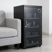 Armoire de séchage déshumidifiante 130L, contrôle numérique, silencieuse et économe en énergie, pour objectifs d'appareil photo reflex numérique et accessoires de rangement