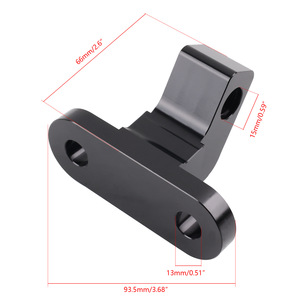 Steering Gear Riser <b>Bracket</b> For Honda Civic Acura K Series Aluminum Alloy <b>Black</b> - Product Image 5