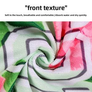Nouvelle serviette de <span class=keywords><strong>plage</strong></span> d'été en microfibre à séchage rapide, sans sable, imprimée numériquement, motif mandala de cocotier en relief, tissu éponge, vente en gros - Product Image 3