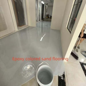 Cnmi tùy chỉnh màu sơn sàn cát Epoxy 20 + màu, in logo, moq 5 kg, giao hàng toàn cầu - Product Image 4