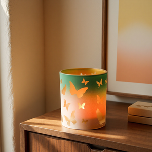 Bougeoir en verre parfumé papillon Design transfrontalier Pâques/Jour mort Décoration de table de vacances Boule de Noël Ornements d'arbre - Product Image 1