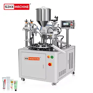 Ultrasonic Rotary Semi Automatic Tube Filling And Sealing Machine For Butter Shop