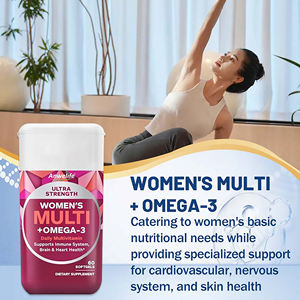 Vitaminas Diarias Multivitamínicas para Mujeres HALAL OEM, Omega-3, Hierro, Cápsulas Blandas, Gomitas, Vitaminas A-D-E-C-B12, Cápsulas Blandas para Mujeres - Product Image 4