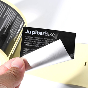 Argento PET Label Roll resistente al calore bollitore elettrico e interruttore elettrico adesivi per telefoni cellulari e altoparlanti - Product Image 4