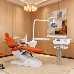 เก้าอี้ทำฟัน Riwi รุ่น Hori R1 แบบไฟฟ้า สีขาว พร้อมอ่างบ้วนน้ำลายเซรามิก อุปกรณ์สำหรับคลินิกทันตกรรม - Product Image 1