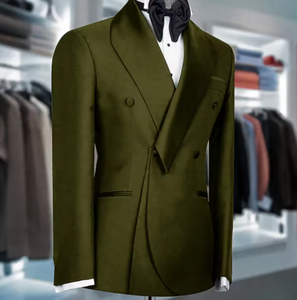 Trajes Negros <span class=keywords><strong>para</strong></span> <span class=keywords><strong>Hombre</strong></span> con Solapa de Chal, Formales de 2 Piezas, Chaqueta y Pantalón, Cruzados, Estilo Casual de Negocios, <span class=keywords><strong>para</strong></span> Novio, <span class=keywords><strong>Boda</strong></span>, Fiesta, Blazer y Esmoquin - Product Image 2