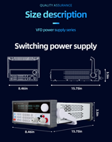 Alimentation programmable à affichage VFD 5 chiffres JIKE-KSPV6010 60V 10A, source de commutation variable pour laboratoire industriel