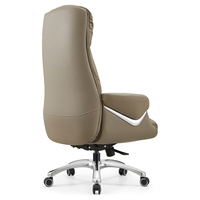 Chaise de bureau exécutive ergonomique haut de gamme en cuir avec design moderne, fonctionnalités réglables, couleur personnalisable - Utilisation scolaire et en atelier