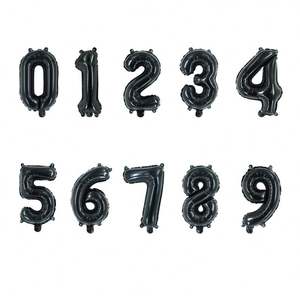 Globos de Número Metalizados de 16 Pulgadas en Varios Colores para Decoración de Fiestas, Precio al por Mayor - Product Image 5