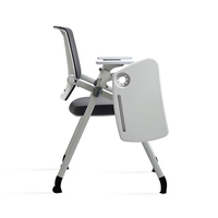 Nouvelle chaise d'entraînement de pied de retenue de conférence de conception avec la tablette d'écriture pour la salle de formation ou la salle de conférence