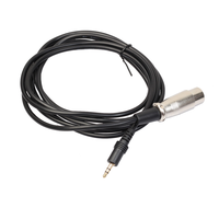 Kabel XLR 3 Pin GAZ-CB01 Male ke Female untuk Mikrofon Karaoke