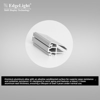 Boîte à lumière publicitaire LED ultra-mince en alliage d'aluminium, double face, ouverture sur quatre côtés, pour ascenseurs et centres commerciaux, pour affiches suspendues