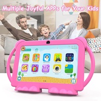 Tablet PC de 7 Pulgadas para Niños con Android 13, Procesador de Cuatro Núcleos, Pantalla Táctil IPS, WiFi, Memoria y Funciones Inteligentes para la Educación