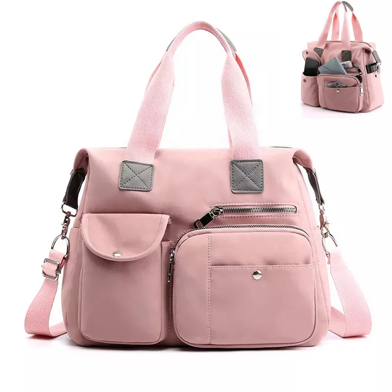 2023 New Custom Private Label Fashion Mommy Bags Mummy Handbag Mom Travel Bags Baby Diaper Bag For Outdoor