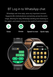 M9 Pro 1.75インチ 2ストラップ 200万画素カメラ 1GB メッセージ返信機能 在庫あり コンパス SOS NPC ChatGPT 600mAh 3ATM GPS スマートウォッチ - Product Image 3