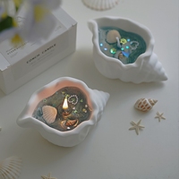 Kreative Elegante Raumduft-Geschenkidee Duftkerzen Handgefertigte Neuartige Muschel-Gelee-Wachs Dekorative Ornamente Diwali