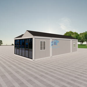 منزل حاوية وحدات مع تصميم سقف الجملون I مساحة صناعية أنيقة للاستخدام السكني التجاري - Product Image 3