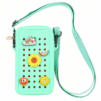 Chinfai Nouveau Sac Bandoulière Mini Imperméable en Silicone Tendance pour Voyage, Sac de Poitrine Croisé pour Téléphone Portable