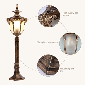Hot Sale Antique Outdoor Street <b>Lamp</b> Aluminum Garden <b>Lamp</b> Post Classic Garden Light, Street Lighting Outdoor - Product Image 5