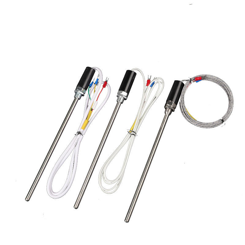 TUOBANG Probe Type Stainless Steel M12 KE Thermocouple 200mm * 7mm PT100/CU50 Thermal Resistance 1C ODM/OEM Temperature Sensor