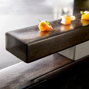 Kreatives Restaurant-Dekor Rechteckiges Geschirr Weiße Servierplatte Tablett Vajilla Quaderförmiges Tablett Sashimi <span class=keywords><strong>Sushi</strong></span> Teller - Product Image 3