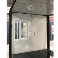 Tirelire de 20 pieds Maison préfabriquée en conteneur pliant Mini Casa Immeuble de bureaux pliable préfabriqué en acier avec cuisine et salle de bain