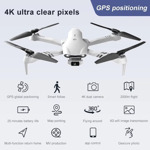 <span class=keywords><strong>F10</strong></span> Offre Spéciale Haute Qualité 2.4G/5G <span class=keywords><strong>GPS</strong></span> <span class=keywords><strong>4K</strong></span> HD Double Caméra Mini Pliable Télécommande Professionnel Débutant <span class=keywords><strong>Drone</strong></span> Quadcopter - Product Image 3