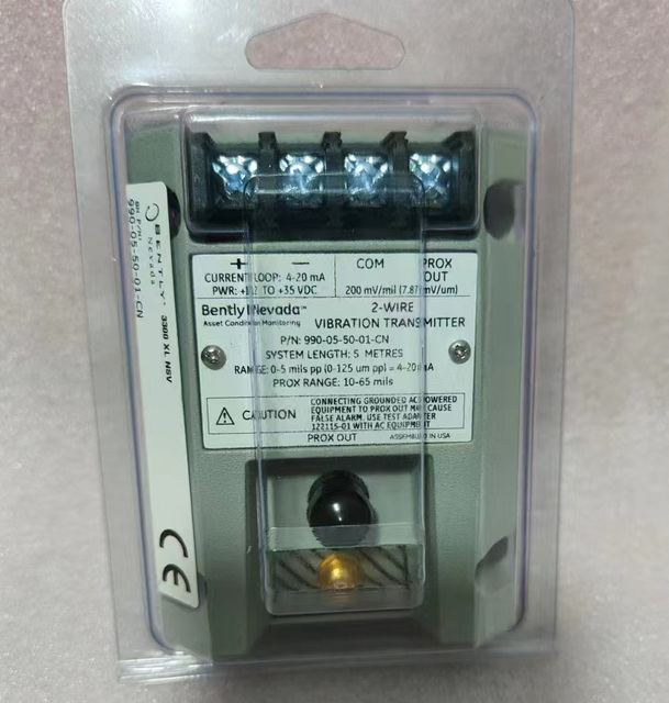BENTLY NEVADA 990-05-50-01-CN Vibration Transmitter Brand NEW and Original Made in US Universal I/O