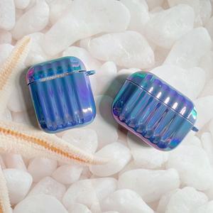 Valise de luxe étui de protection holographique dégradé couleur brillante Pro génération couverture pour <span class=keywords><strong>Airpods</strong></span> 2 3 étui - Product Image 3