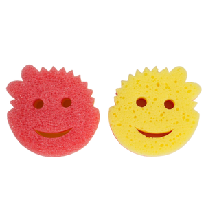 Éponge Composée Thermosensible <span class=keywords><strong>Smiley</strong></span> 10x10x4cm – Éponge <span class=keywords><strong>de</strong></span> Nettoyage Mignonne <span class=keywords><strong>en</strong></span> <span class=keywords><strong>Forme</strong></span> <span class=keywords><strong>de</strong></span> <span class=keywords><strong>Smiley</strong></span> Personnalisable - Product Image 6