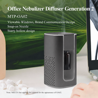 Diffuseur Nébuliseur d'Huiles Essentielles Rechargeable Sans Eau en Aluminium à Marque Privée Exclusive de Haute Qualité, Vente Chaude