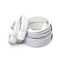 Cable de Carga Rápida Tipo C de 20V 3A, 0.5M 1M, Cable de Carga para Teléfono Tipo C a C para Phone 16 15, Cable Cargador TPE