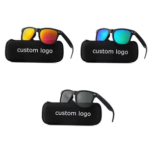 Retro Vintage Women Men Polarized Driving Red Green Blue Mirrored Eyewear Sun Glasses UV400 Black G15 Welcome Branded Logo