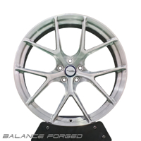 Jantes en alliage forgées monobloc SRIM argentées brossées et polies 5x120 5x112 5x114.3, jantes personnalisées 18 19 20 21 22 23 pouces pour voiture