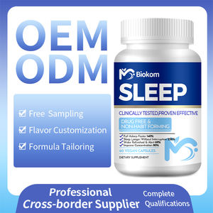 Melatonina Gaba L-triptofano Ashwagandha 7-in-1 magnesio glicinato e magnesio citrato complesse capsule integratori per il sonno - Product Image 5