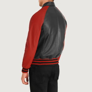 Vestes universitaires pour hommes fabriquées en usine, style tendance sur mesure, design élégant, vestes universitaires stylées à vendre - Product Image 5